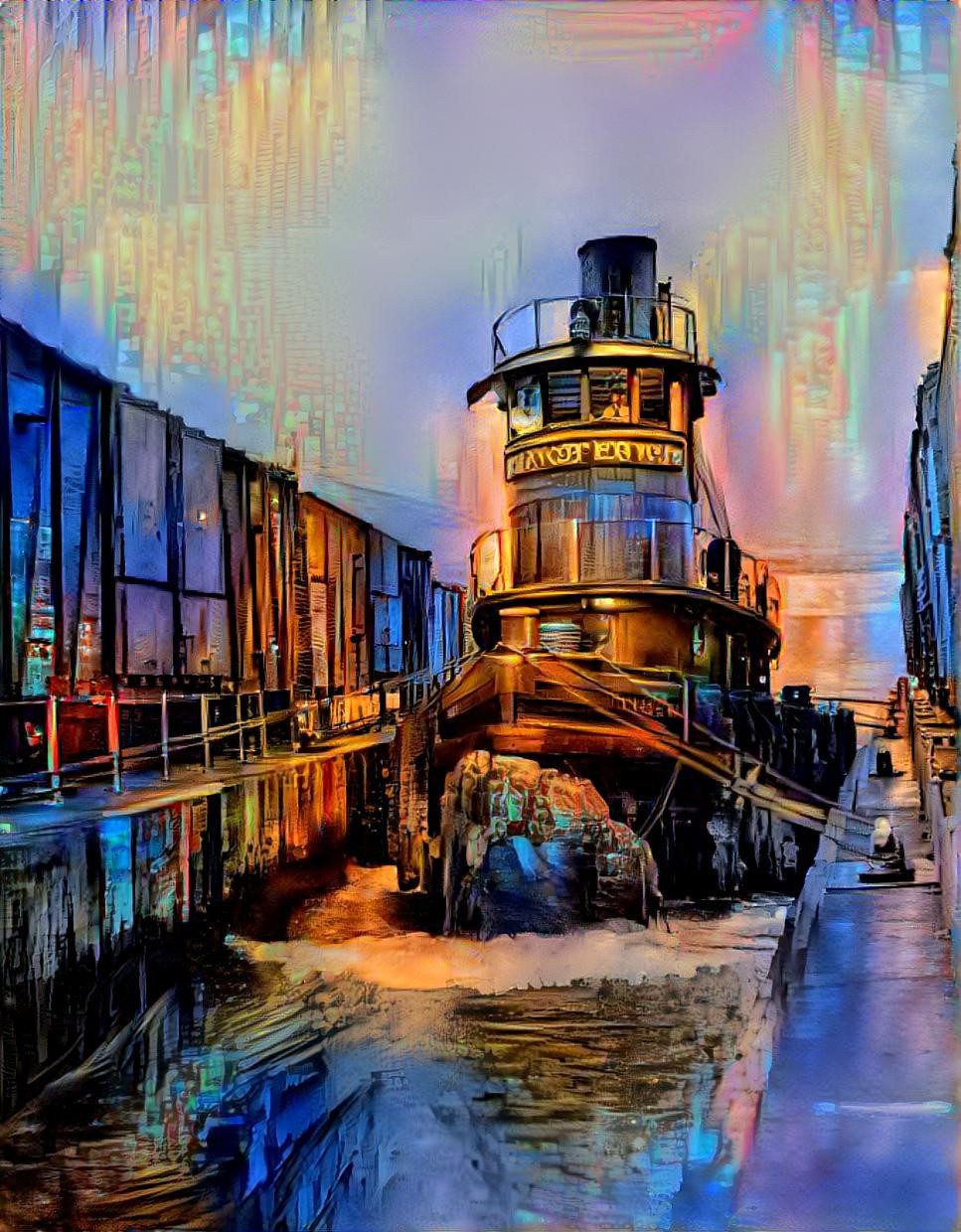 Vintage Tug Boat Series №.4