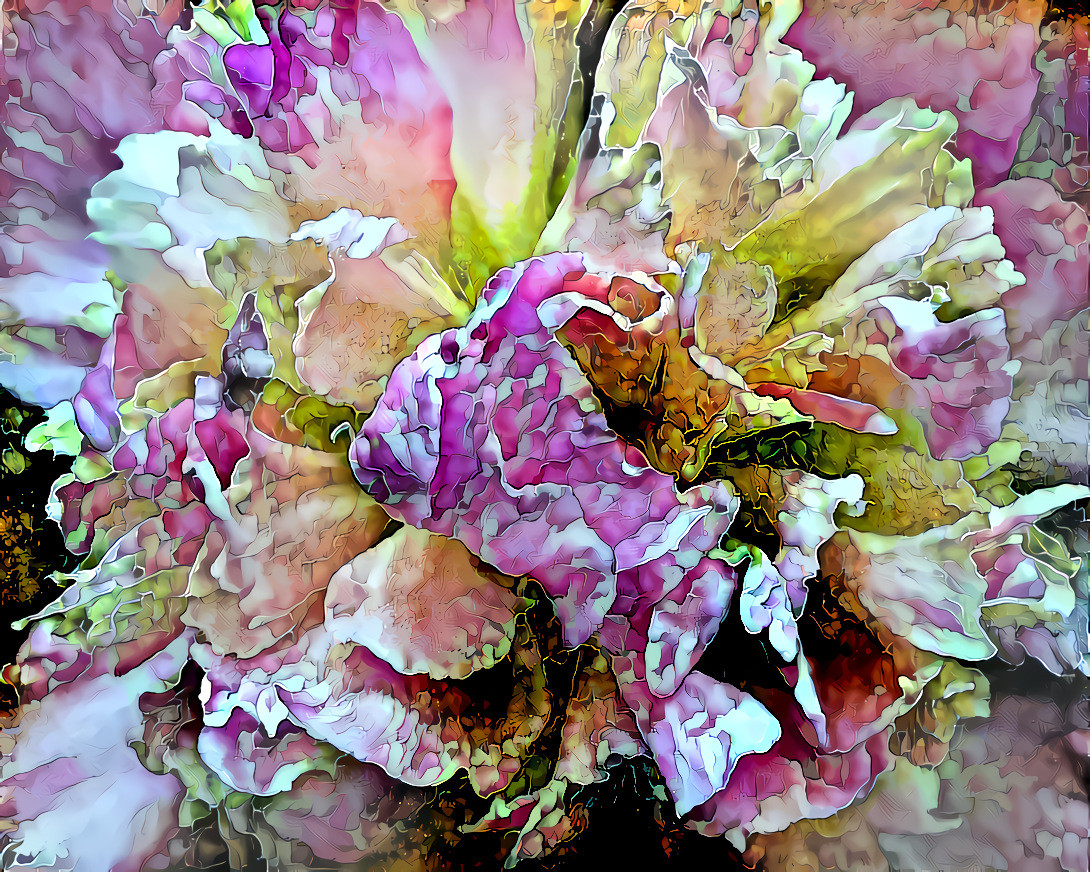 Cloisonné Carnation.  Photo, my own.