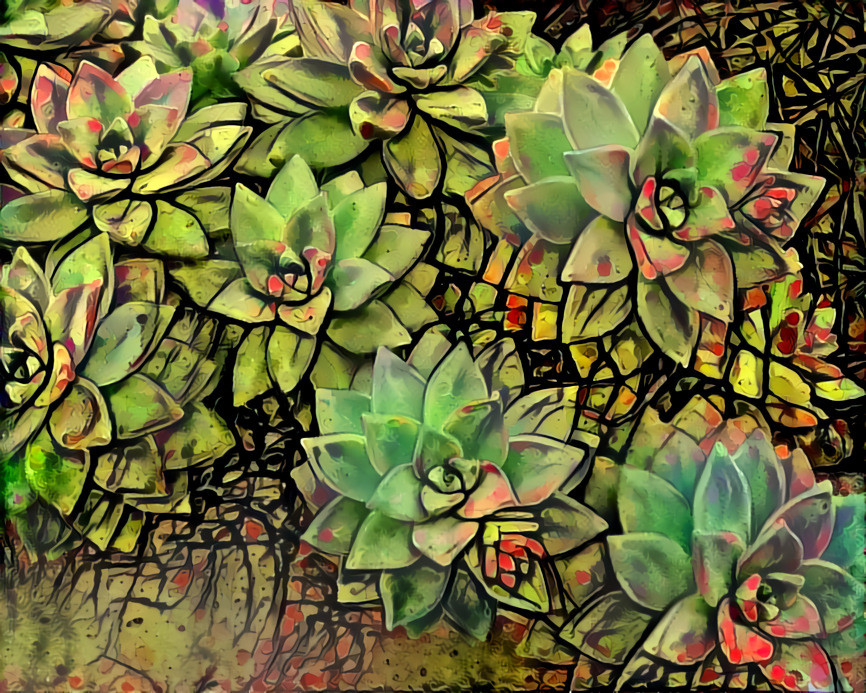 Succulent Cluster | MRes Deep 80%