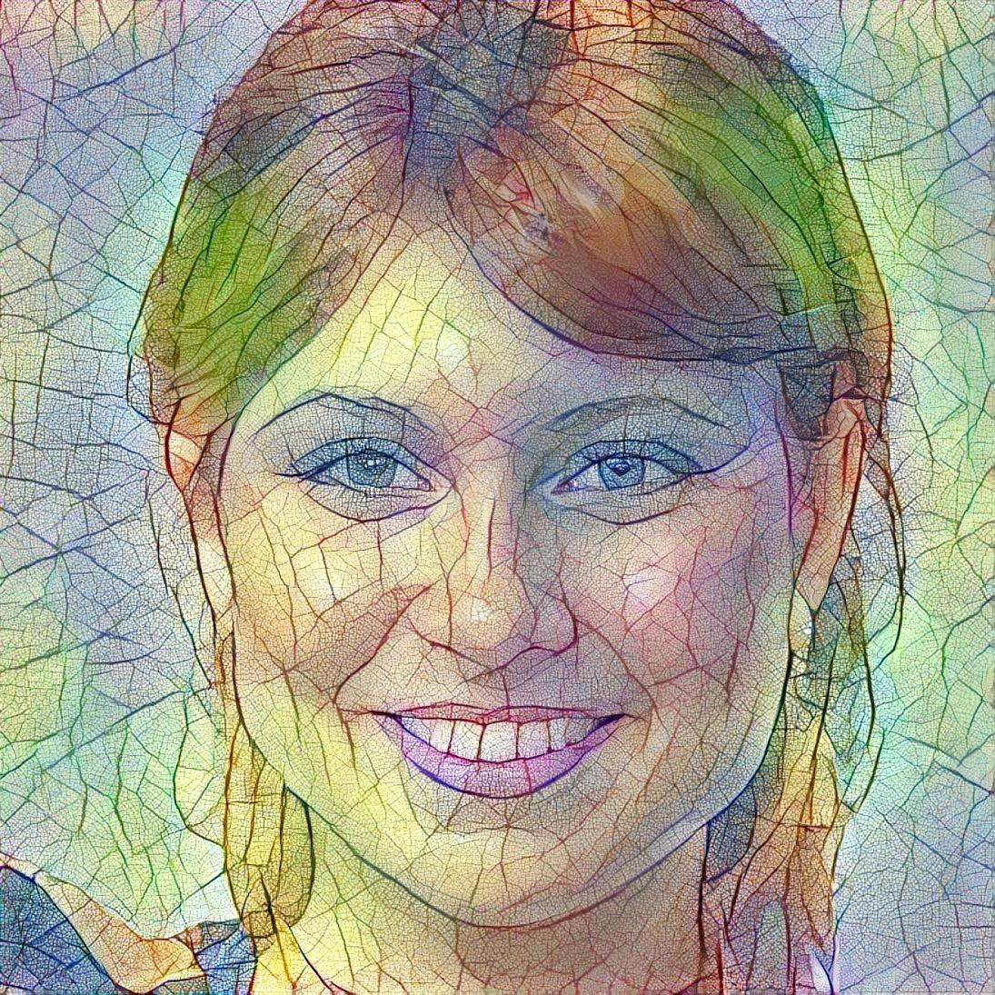 Face created using neural network: https://www.artbreeder.com/taaplari