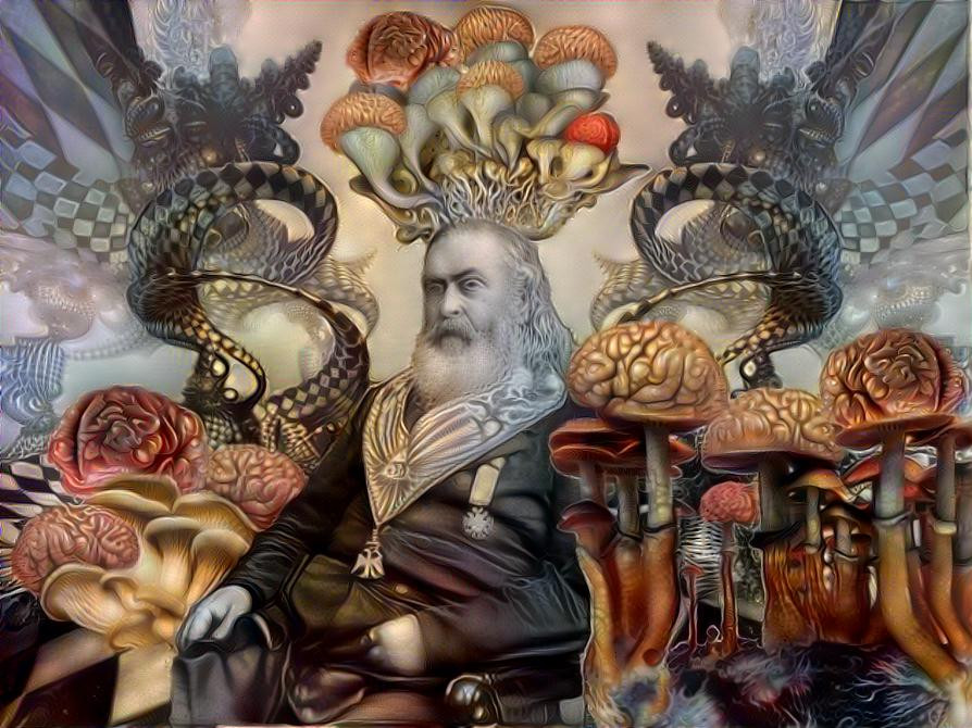 The mushroom universe of Albert Pike