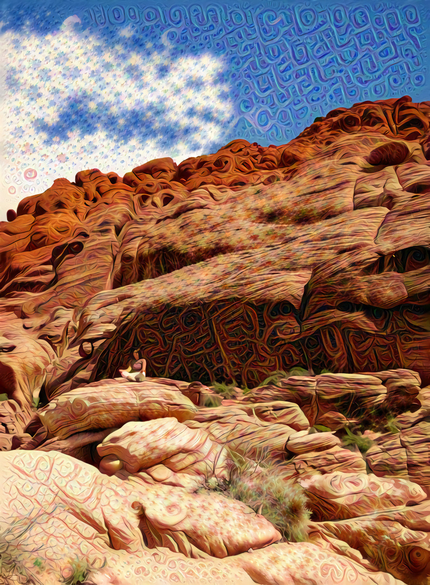 Meditation on a Red Rock