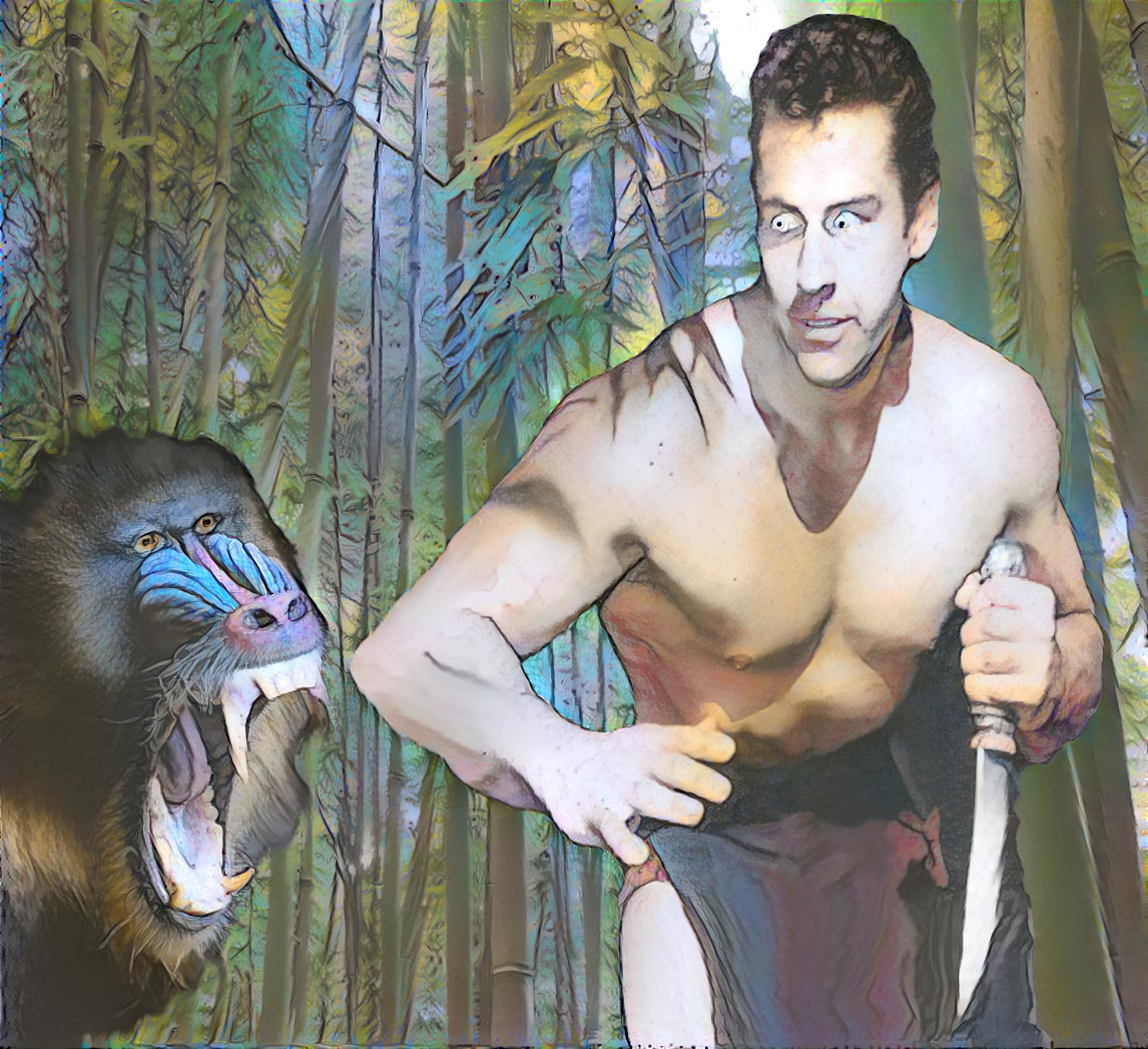 tarzan and the mandril