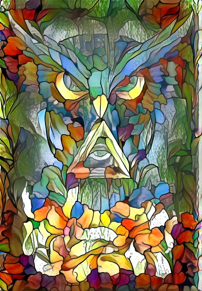 Stained Glass Owl