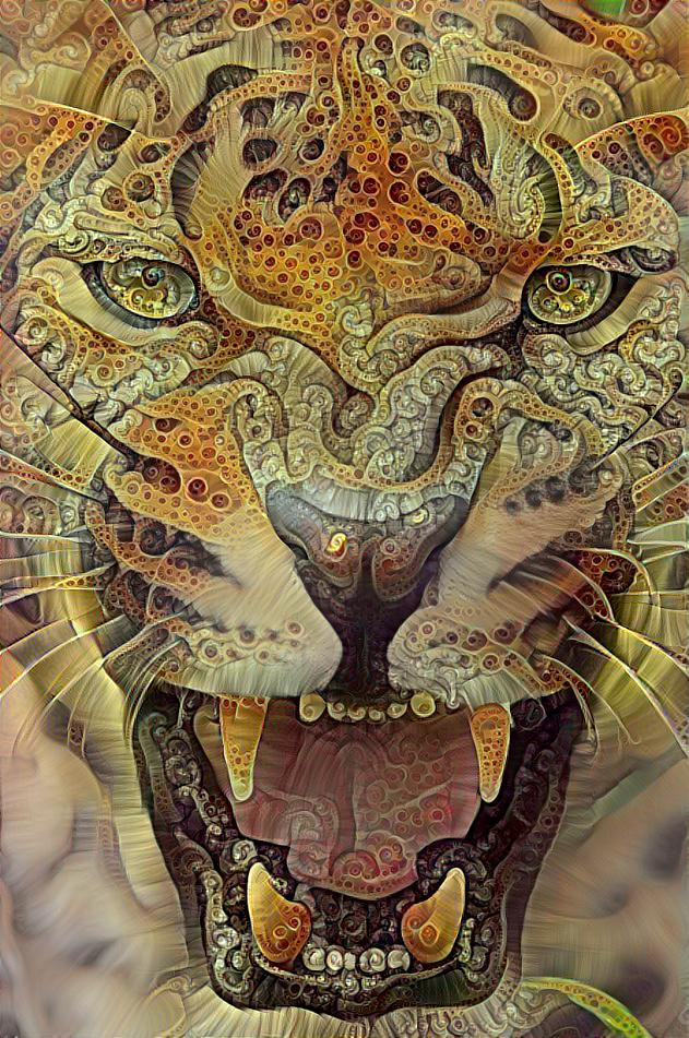 Deep Dream: Vicious Leopard (Ver.2)