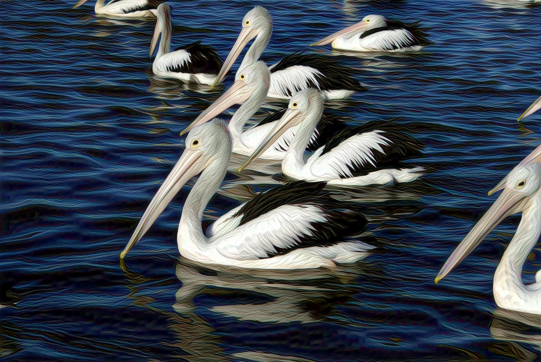 Pelicans,  the Gang of Eight