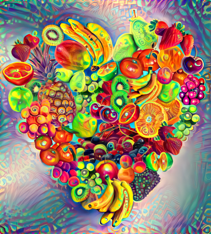 Fruity heart