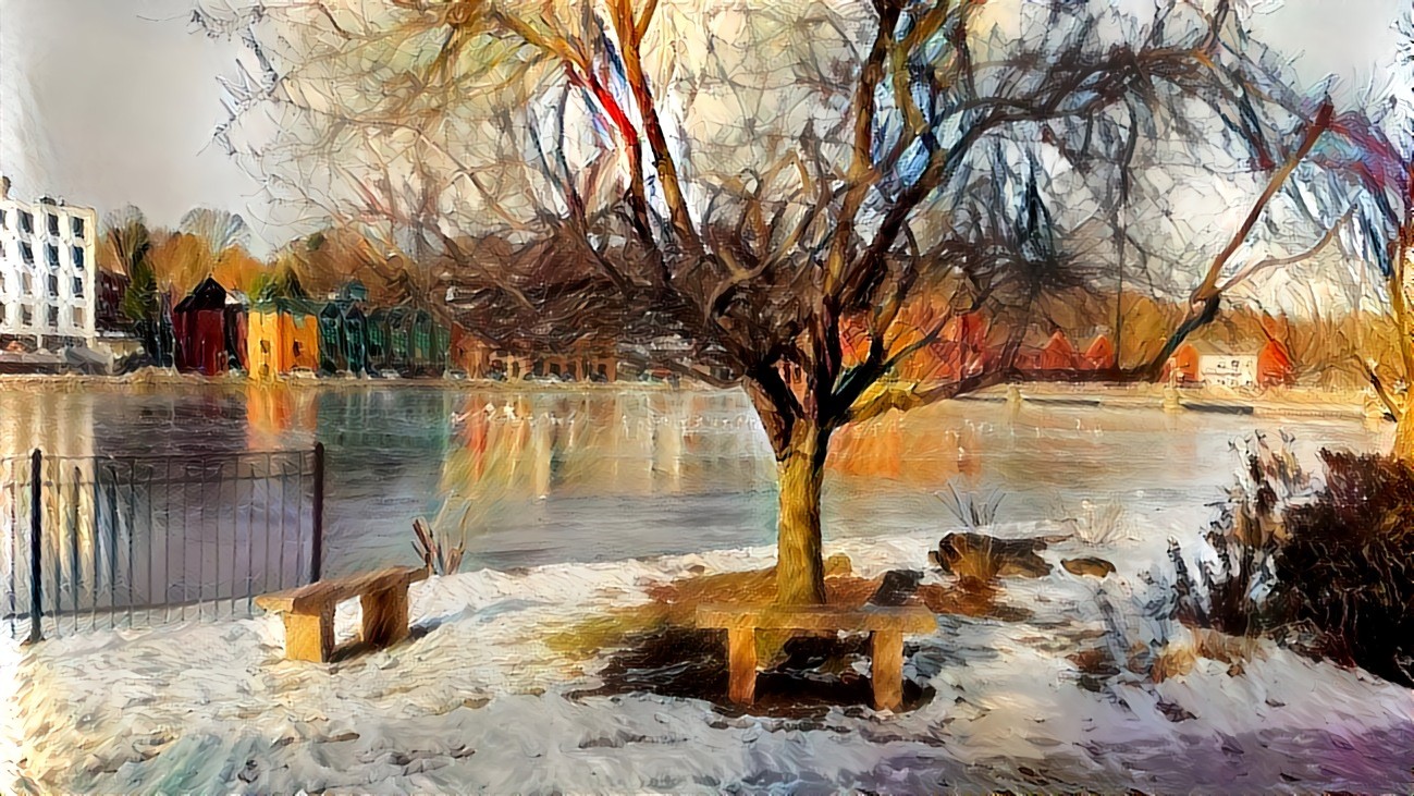 Winter at the Saugatuck River