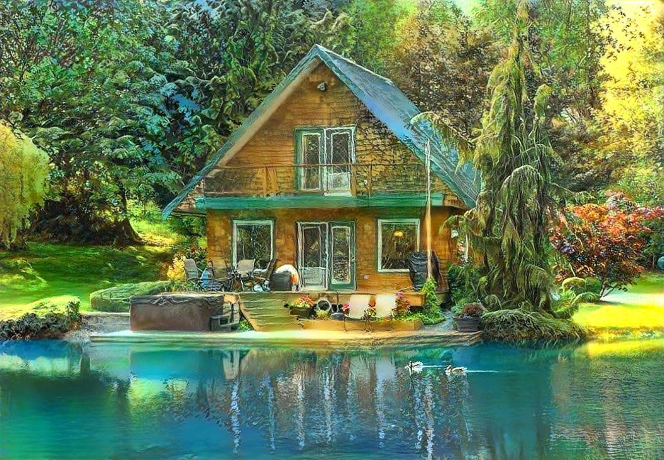 Cabin Near the Lake