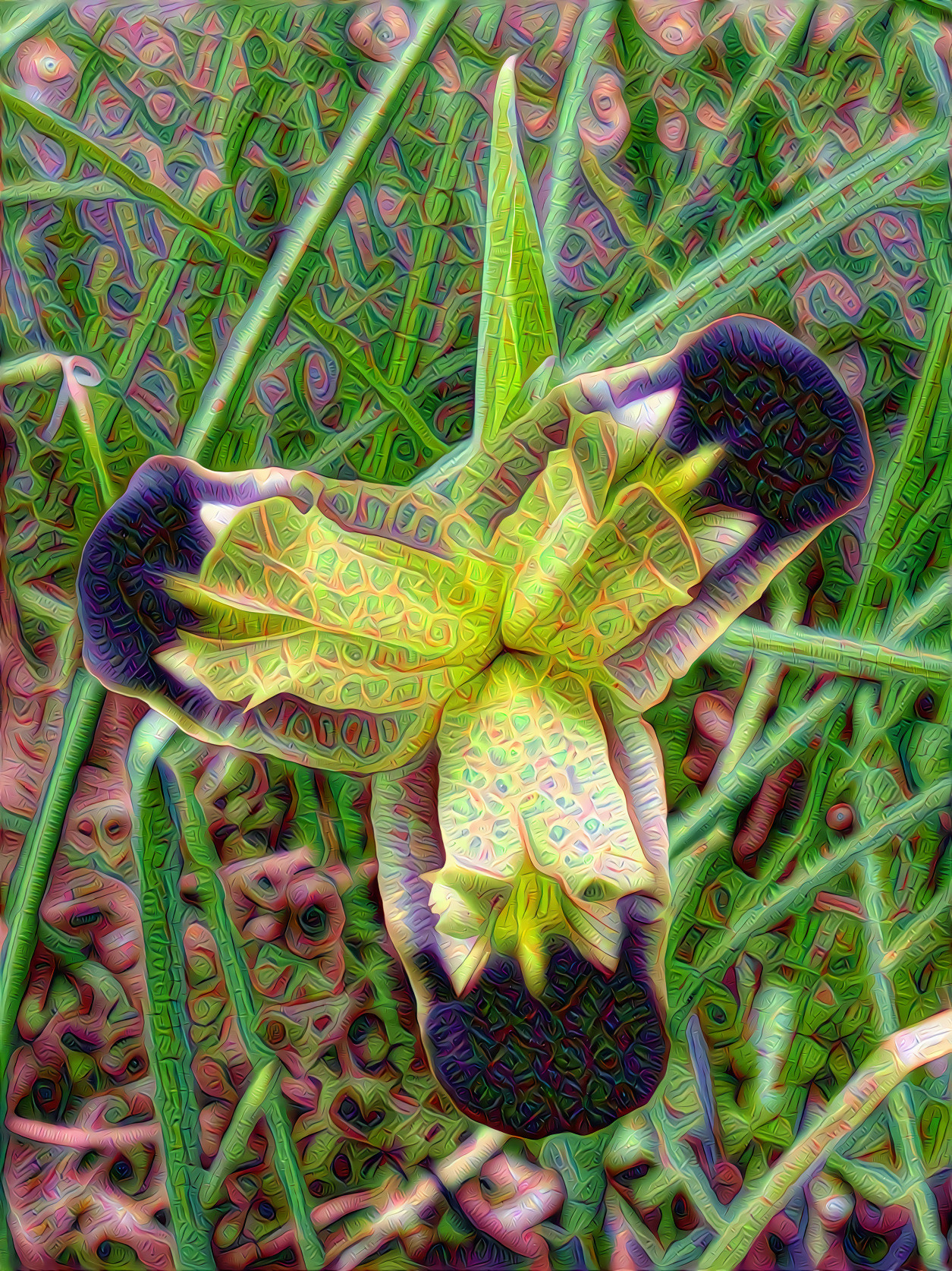 Iris Widow Flower