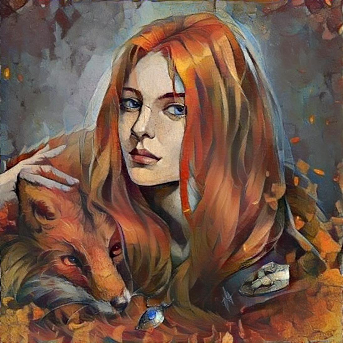 Woman With Fox 