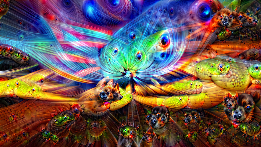 Colorful deep dream