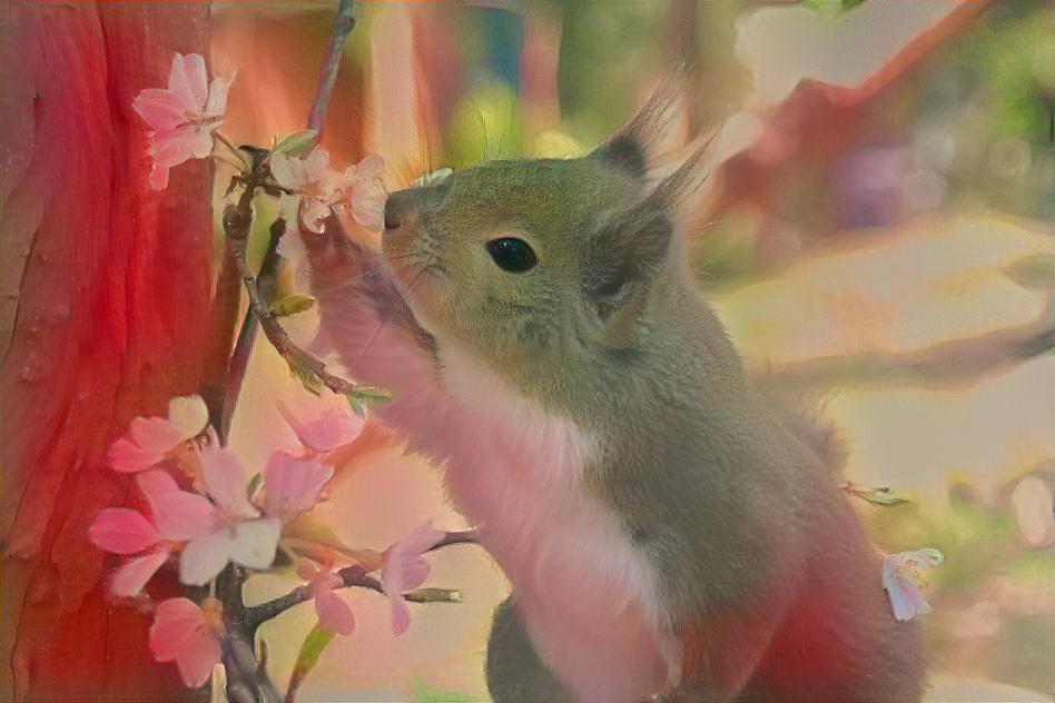 Flower squirrel 