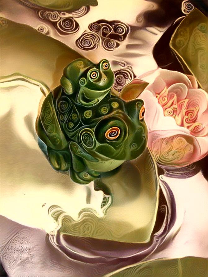 Hypno frogs and Lily - Deb Berk