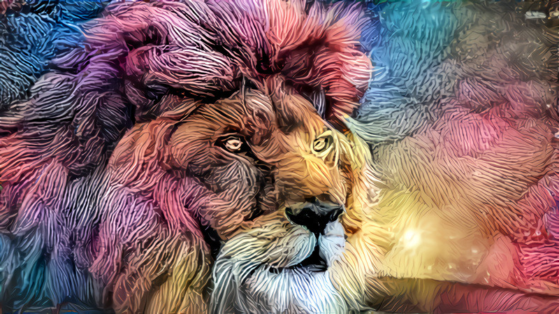 Rainbow Lion