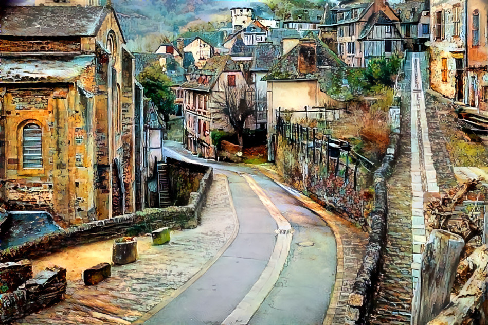 Rue Henri Parayre in Conques