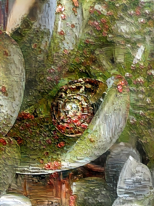 Snail Sleep Abstract