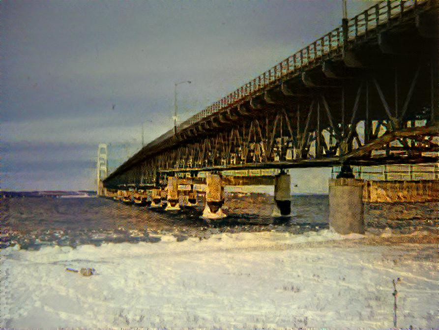 Underneath Big Mac Bridge