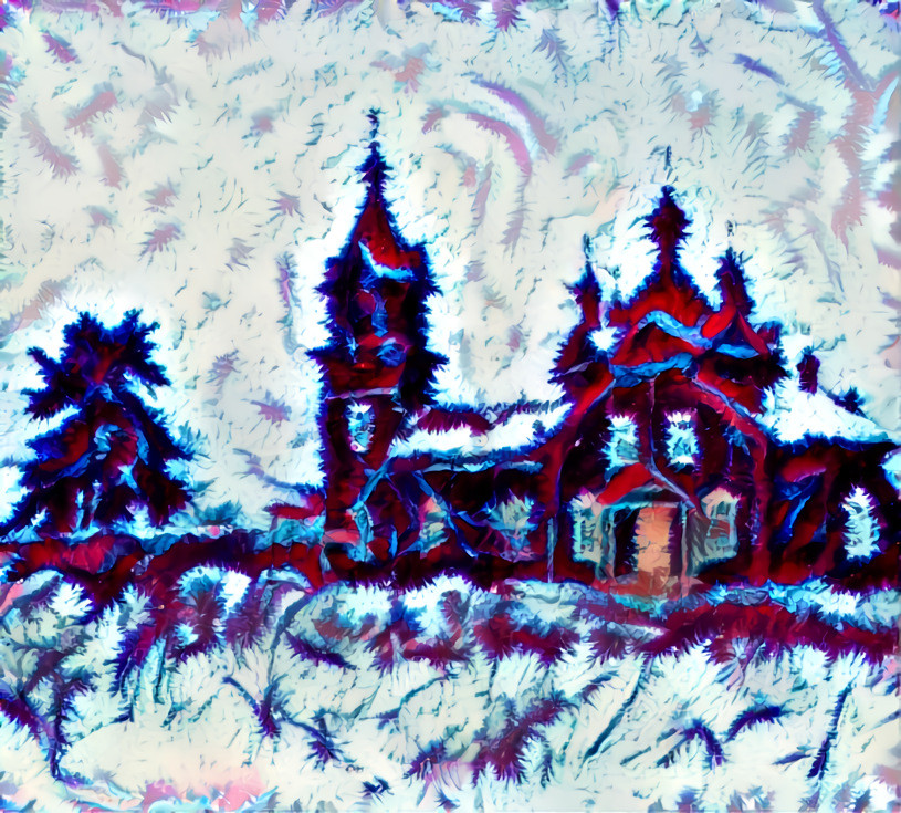 Wooden church of St. Seraphim of Sarov in the village of Bolotnoye, Novosibirsk region