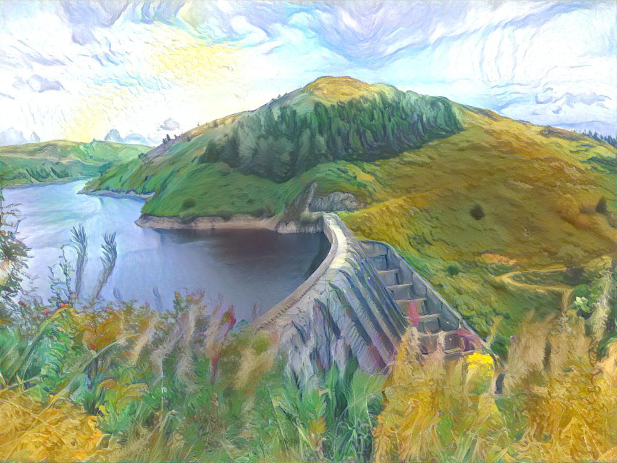 Van Gogh Style Dam