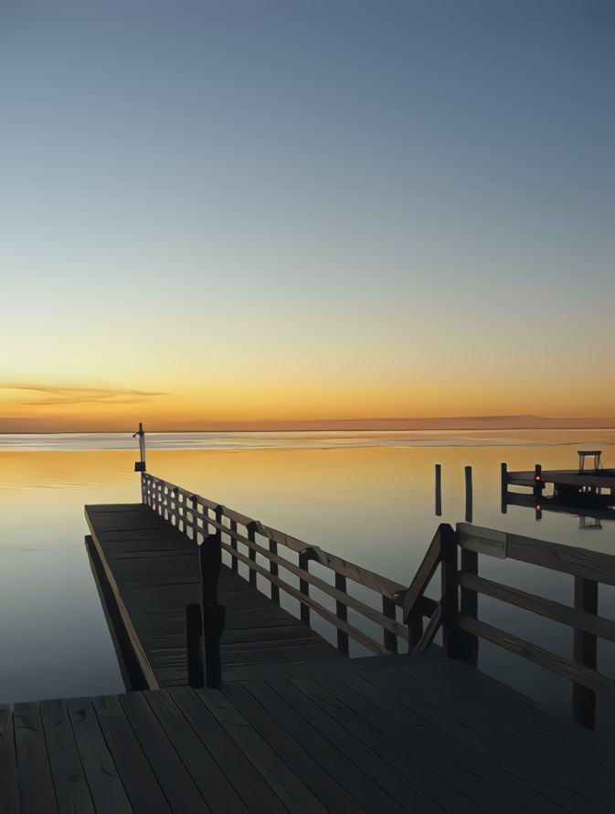 South Padre Island, Laguna Madre Boat Dock