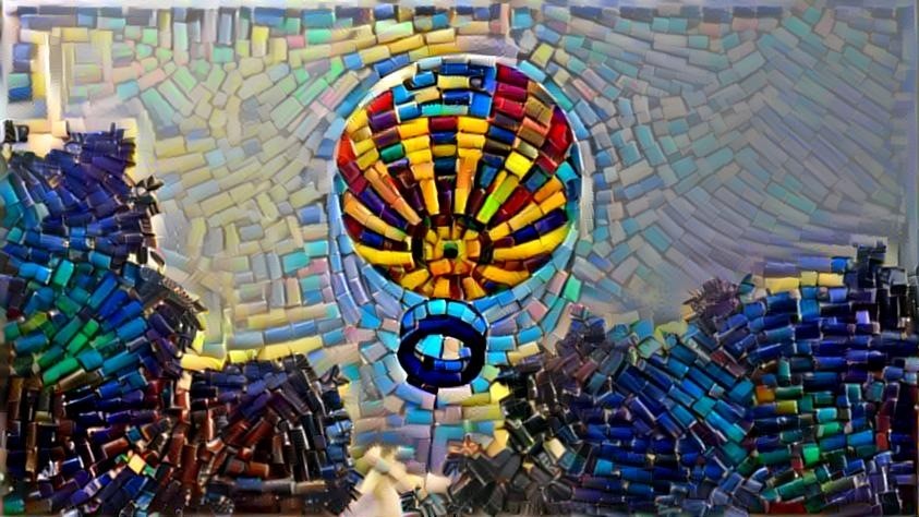 PIll's Puzzle  Style - Conner Prairie Hot Air Balloon By Kurt Beard