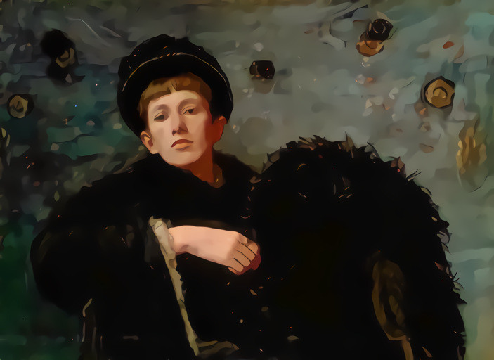 Ellen Day Hale's defiant hand tempered by Margaret Lesley Bush-Brown's later portrait