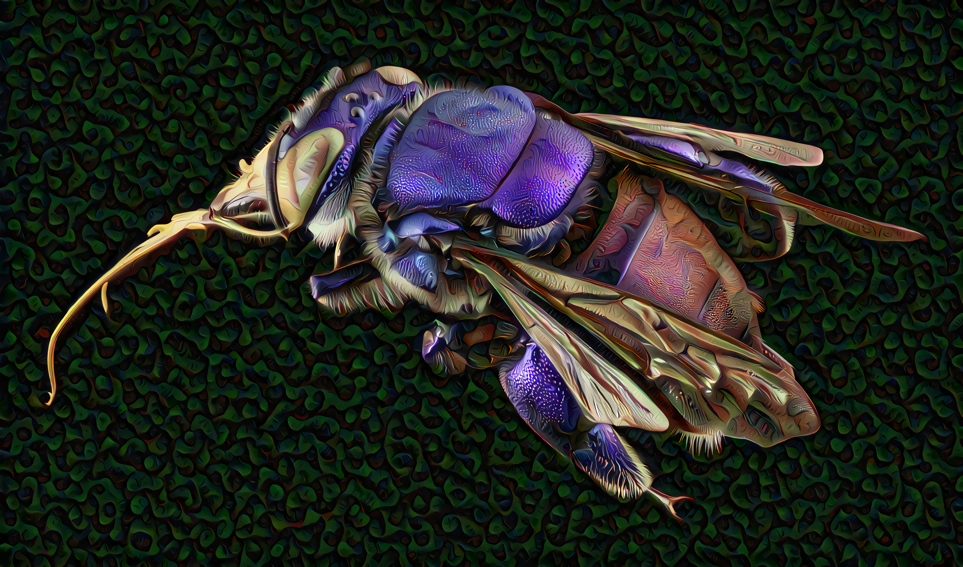 Iridescent Bee