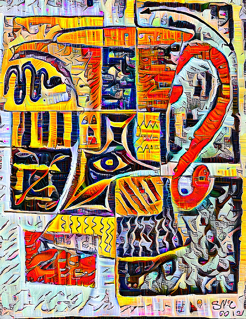 Cubist Jug - original artwork my own