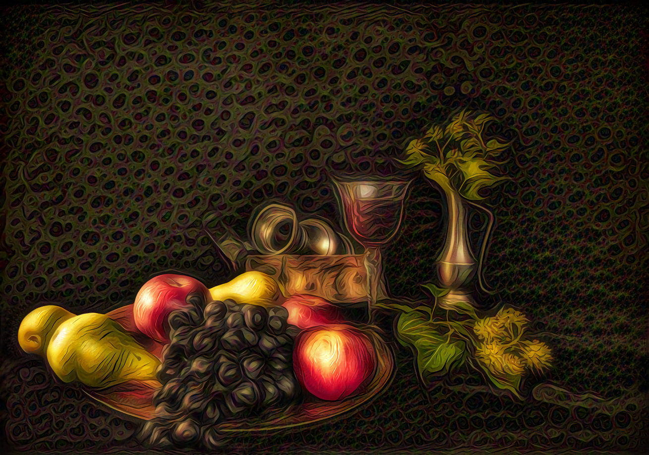 Still Life with Fruit and Wine