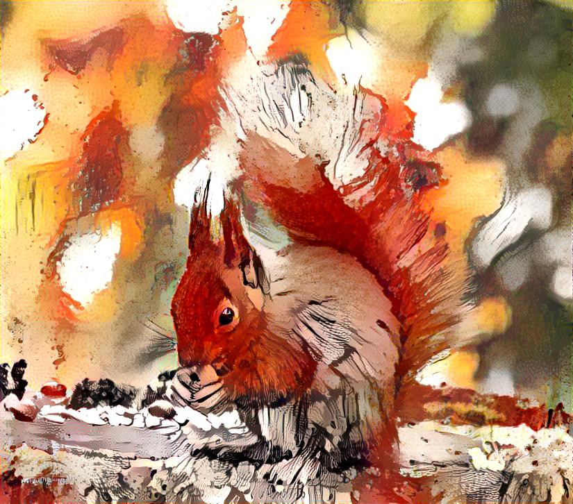 Red Squirrel take II