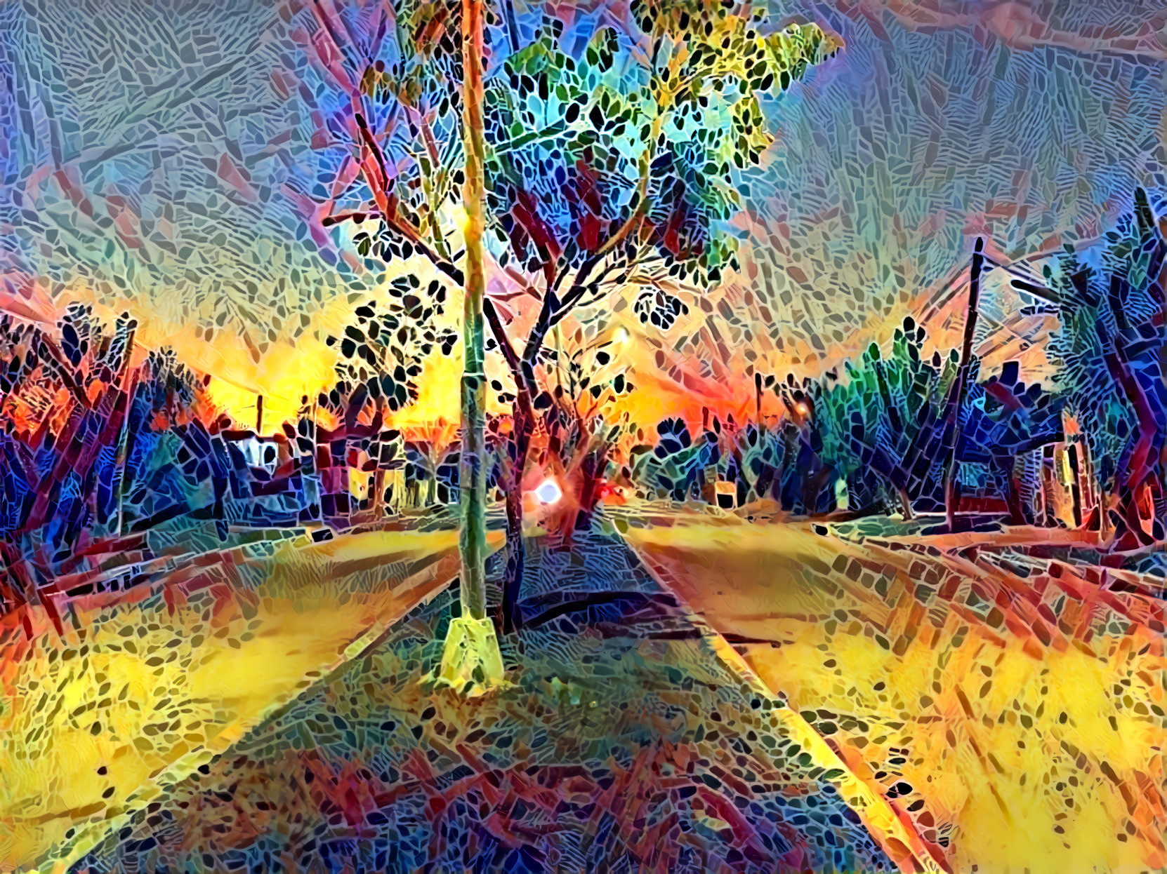 Sunrise on the streets