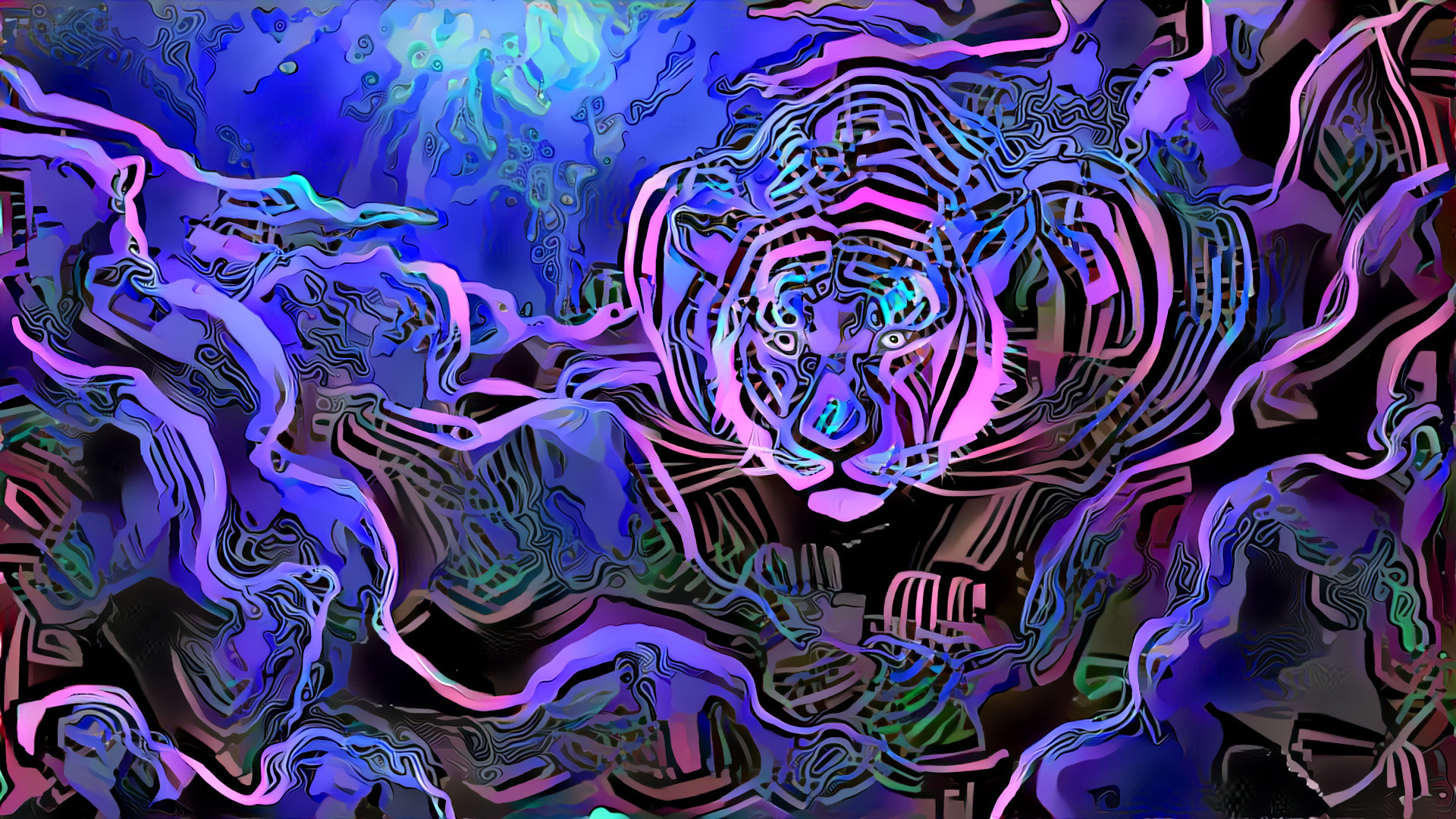 Abstract Tiger