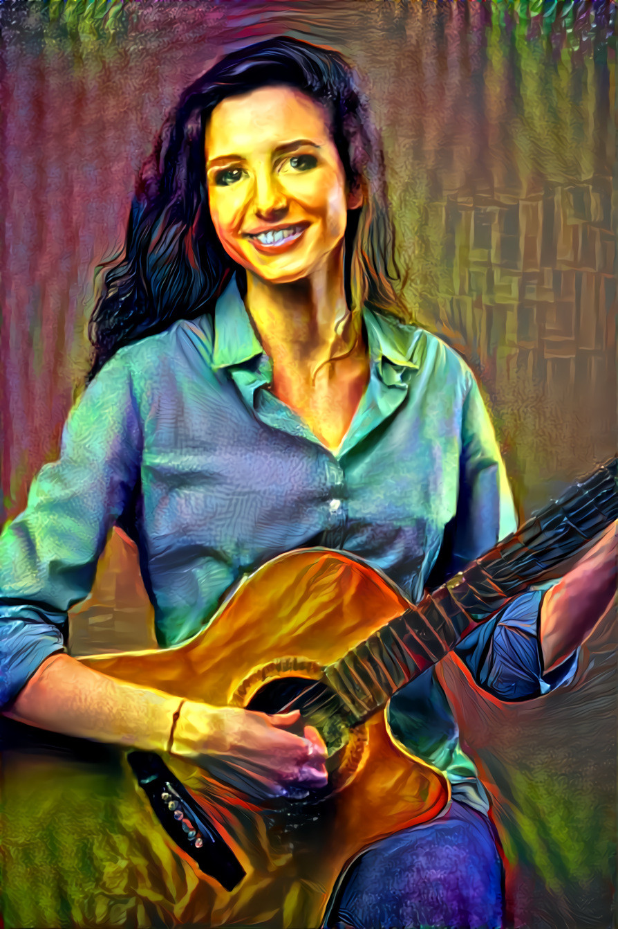 Girl with guitar