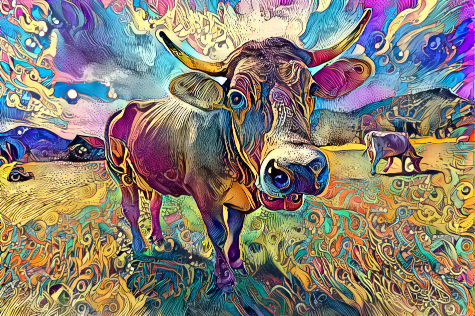 Happy Cows Live in Dreamland (photo from pxhere)