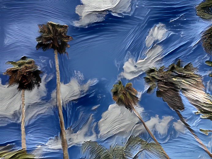 Digital Plein Air Palms - No. 5