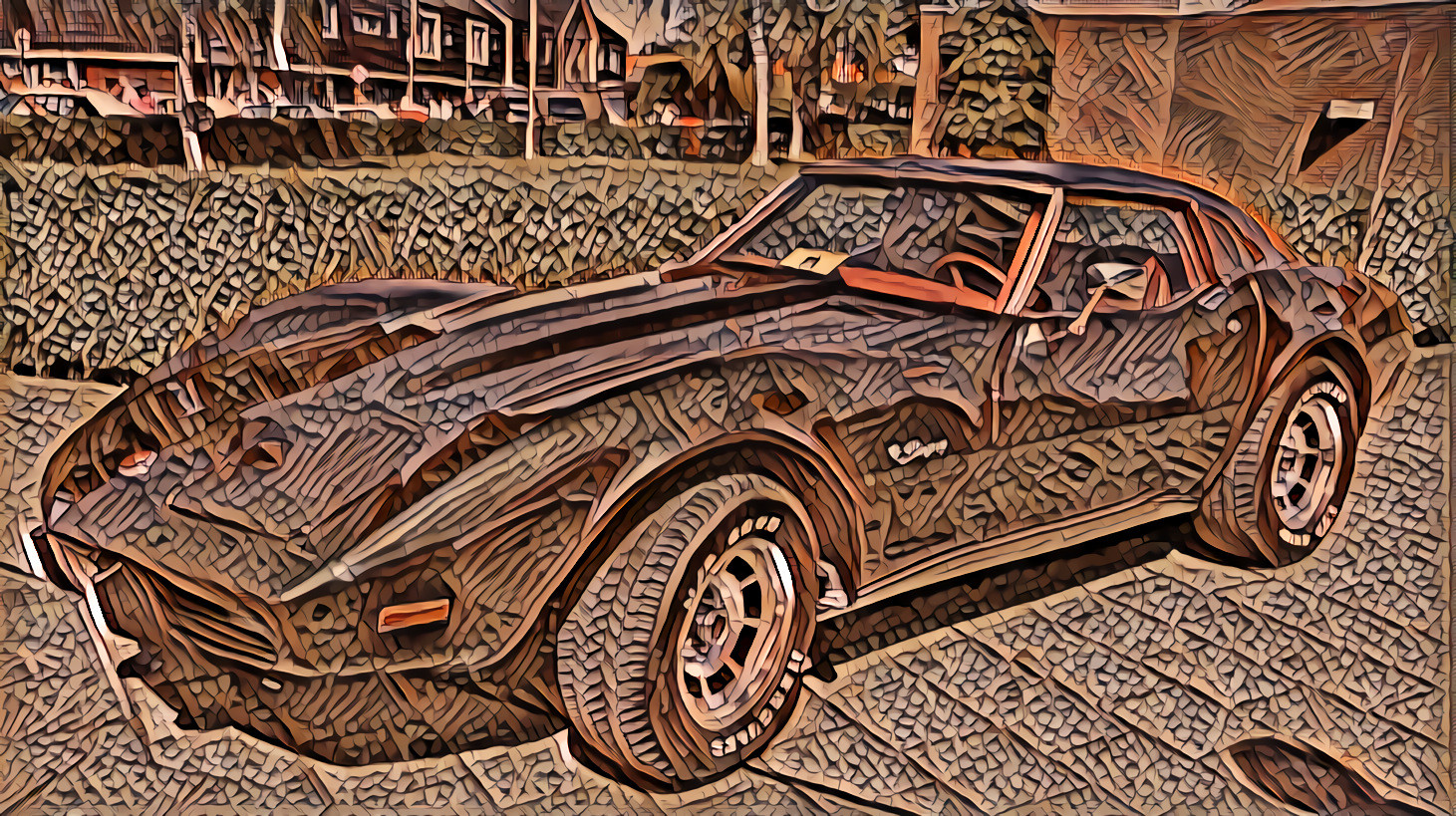 A wooden Corvette.