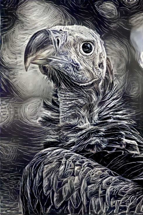 Night time vulture