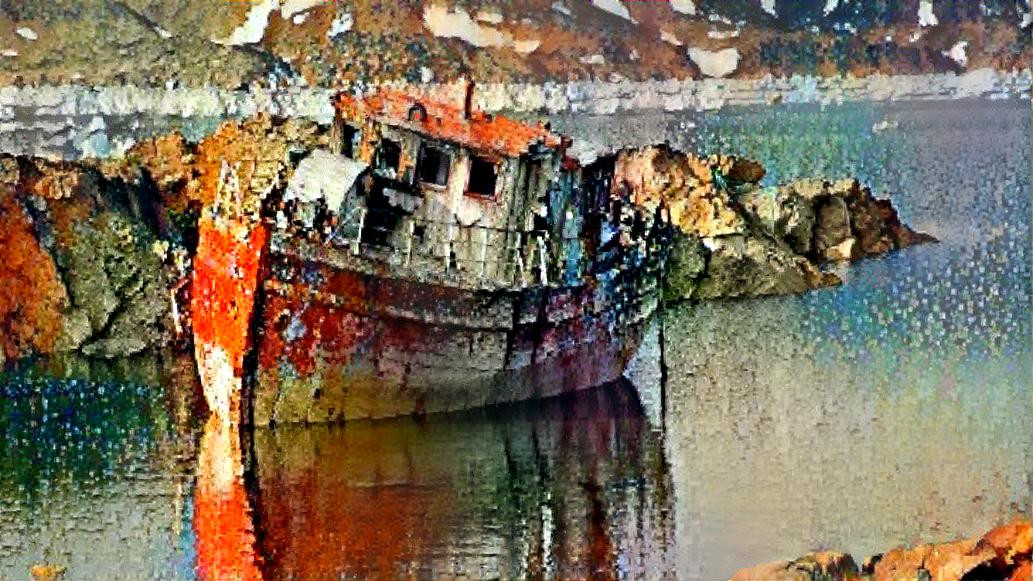 Aground