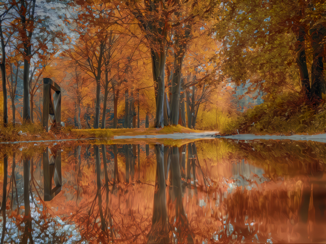 Autumn Woods, Reflected