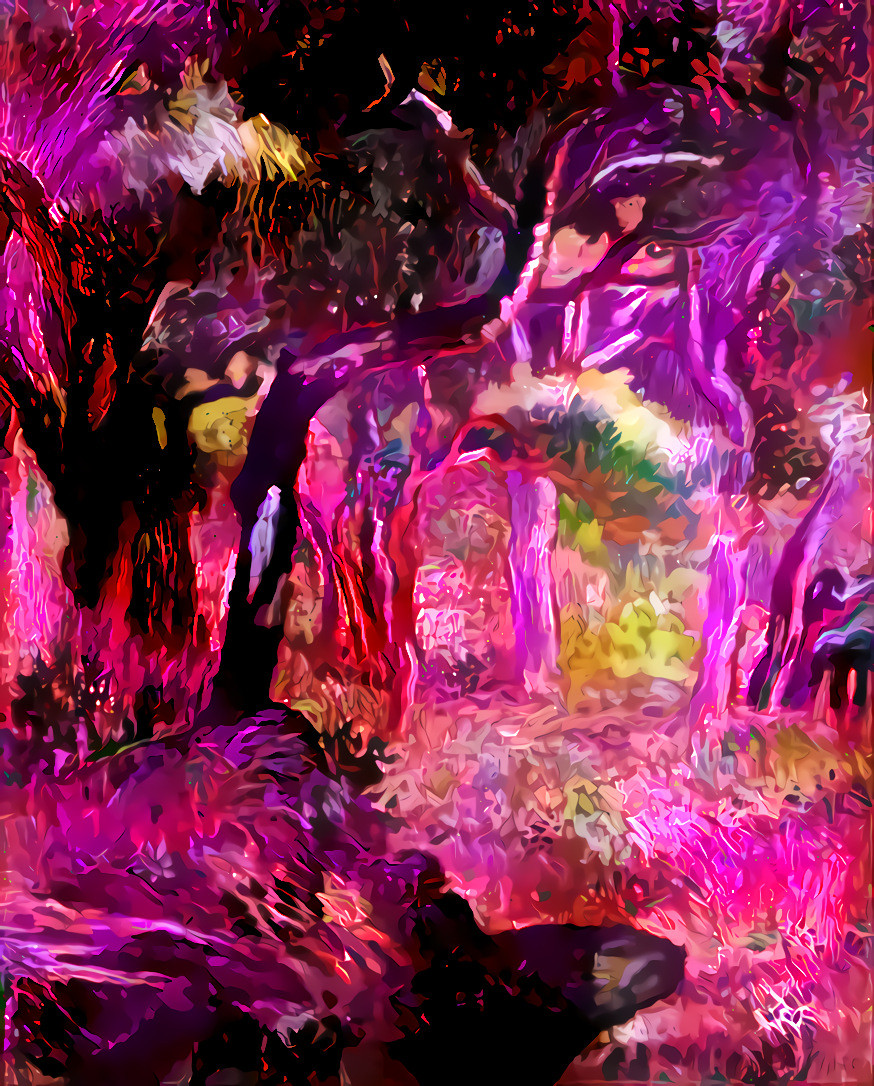 Pink forest