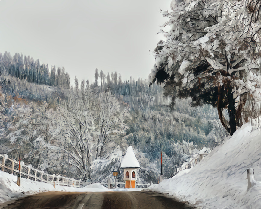 Winter does not go without a look back. - From Finland