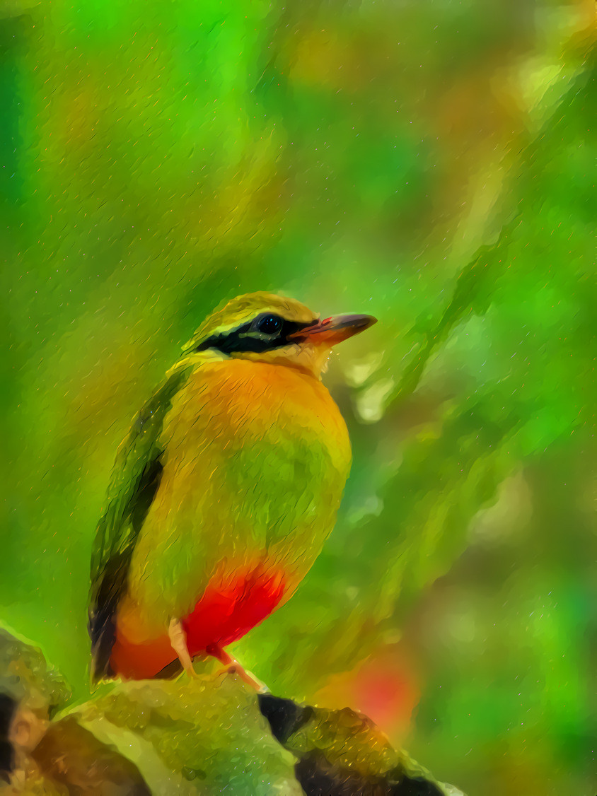 Indian Pitta bird