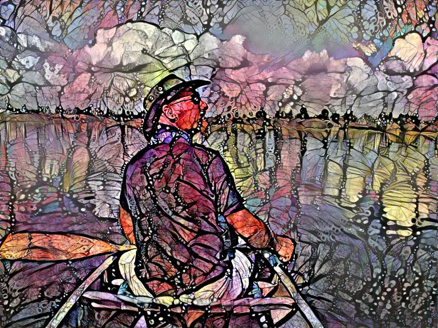 Canoe & T-Bone, Newport Beach Wetlands, California