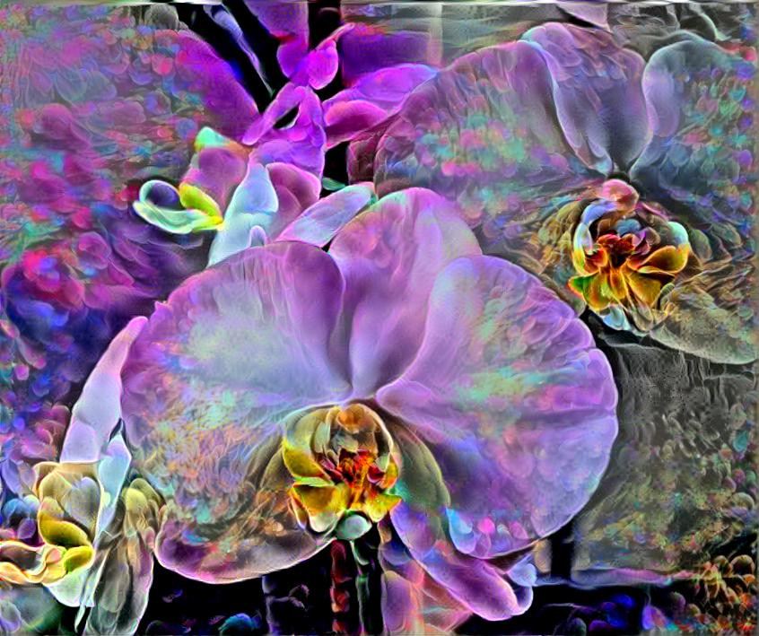 Purple Style Orchids