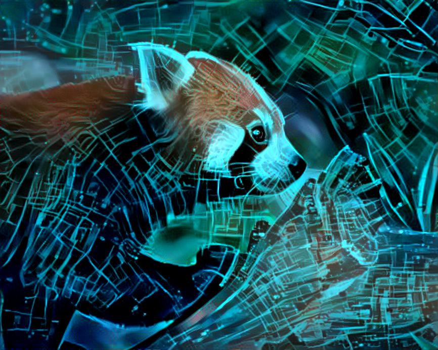 Blue Shattered Firefox