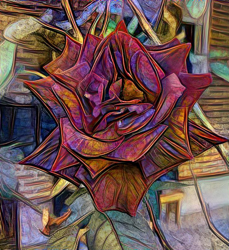 Fractal rose