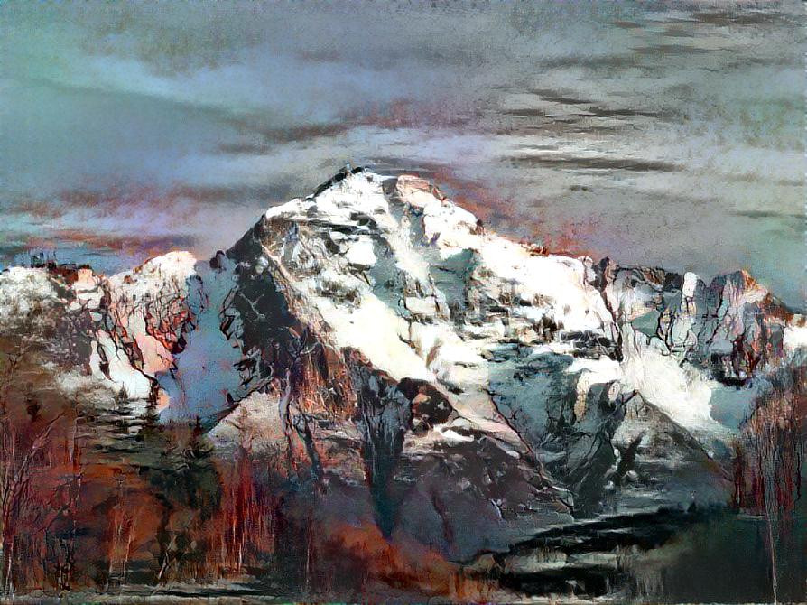 Digital Art by MJI- Pioneer Peak 2