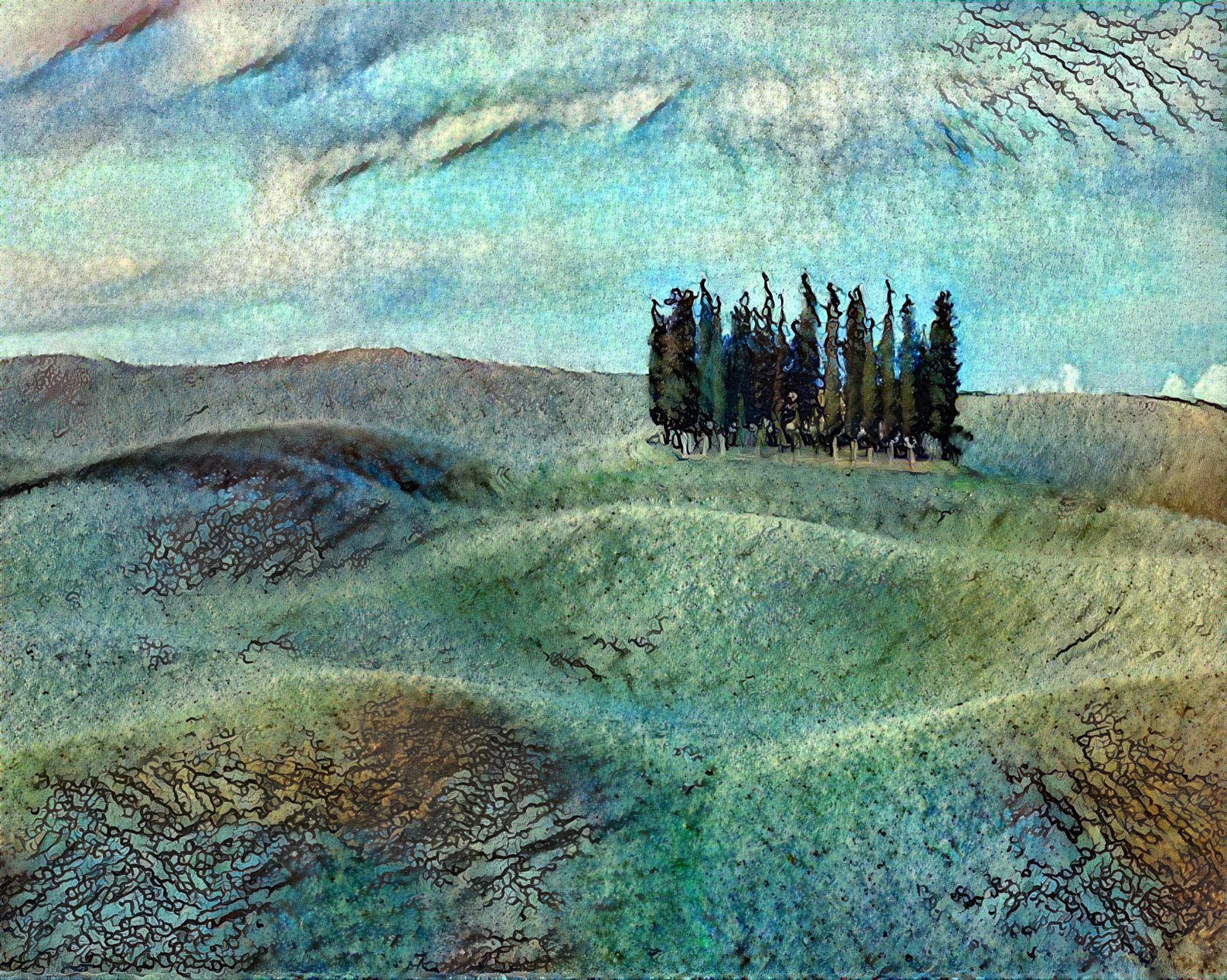 Tuscan Cypress Grove