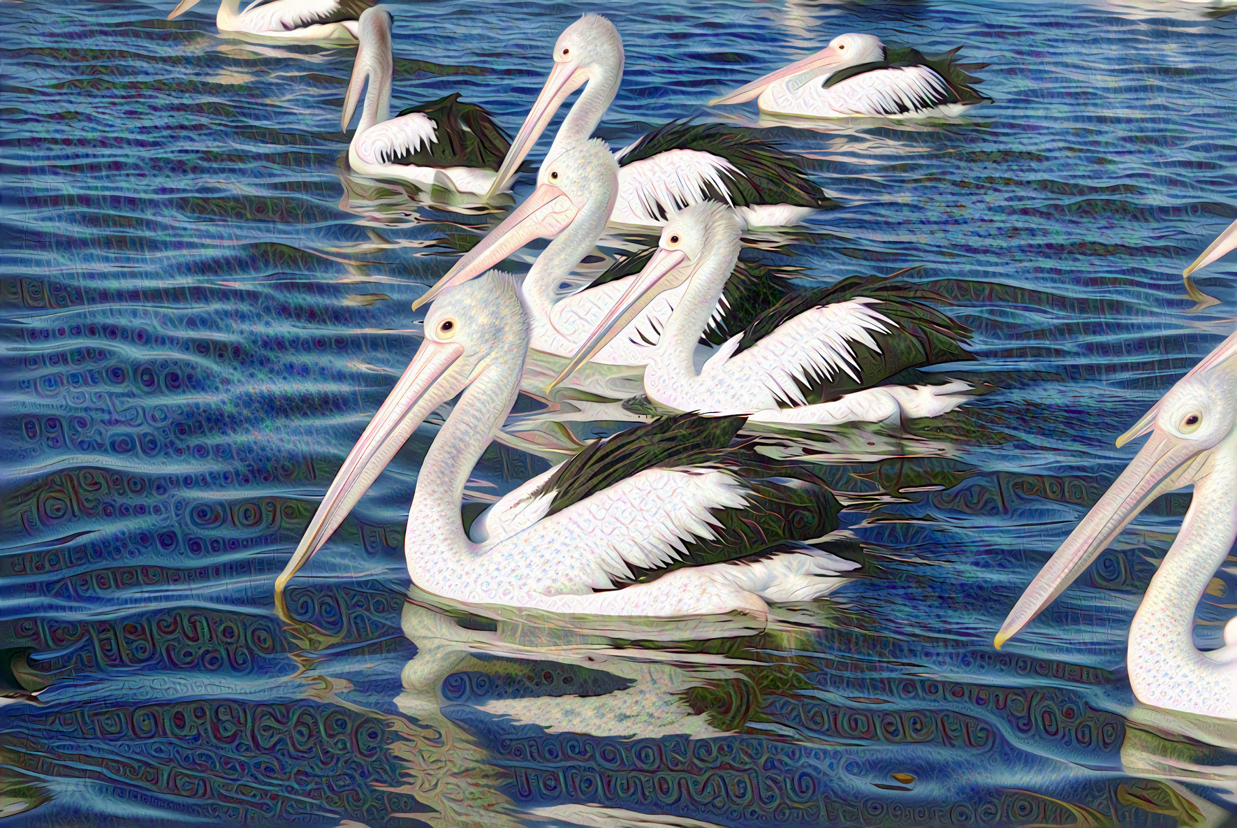 Pelicans and Ripples